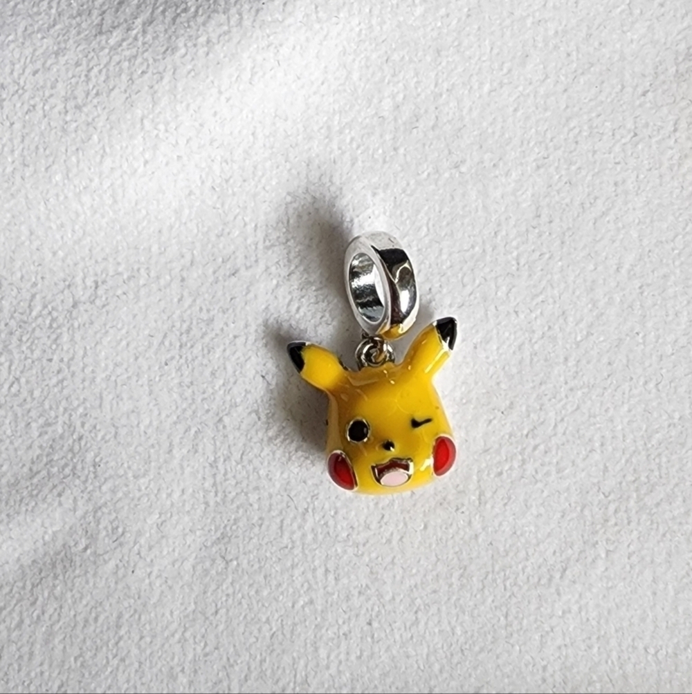 New Pokémon Pikachu face exclusive sterling silver charm for Pandora bracelet
